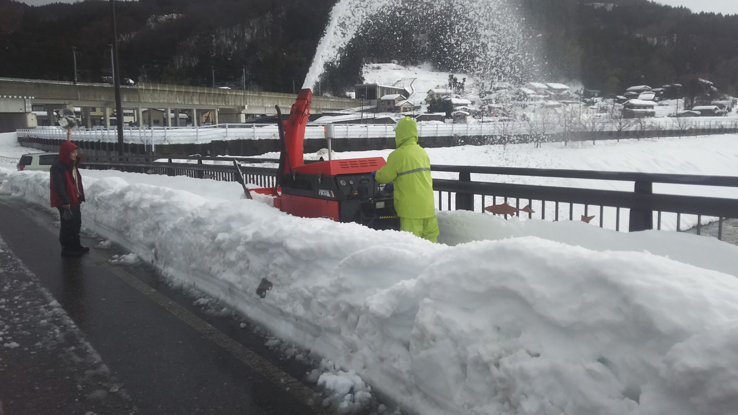 歩道除雪